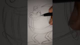 Rockos modern life Heffer  Speed drawing nostalgia [upl. by Ayitahs]