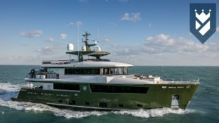 Cantiere delle Marche 111 Explorer Yacht Walk Through Video [upl. by Anaderol]