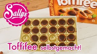 Toffifee selber herstellen  mit Nougat gefüllte Karamellbonbons  nachgemacht  Sallys Welt [upl. by Llednek641]