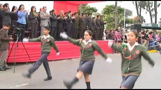 DESFILE ESCOLAR POR FIESTAS PATRIAS [upl. by Leake]