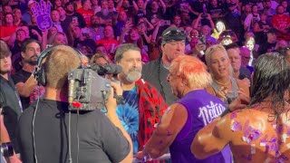 What Happened After Ric Flair’s Last Match  Bret Hart Foley Undertaker Ringside  wrestlingnews [upl. by Ahsirat]