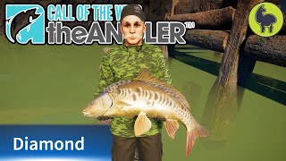 Mirror Carp Gear Challenge 1 amp 2 caught a DIAMOND Call of the Wild The Angler PS5 4K [upl. by Boccaj162]