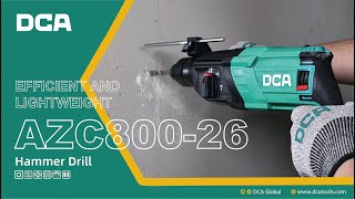 DCA AZC80026 Hammer Drill [upl. by Bonns]