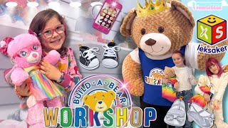 Build a bear VIP💫🧸🛍️Gör din egen nallebjörn🎀 Mall of scandinavia  3prinsessor VLOGG [upl. by Evslin18]