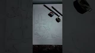 My New Art✏️new art drawing youtubeshorts viralshorts shorts trending music sketch [upl. by Ecire]