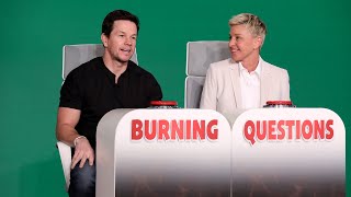 Mark Wahlberg Answers Ellen’s ‘Burning Questions’ [upl. by Ateval]