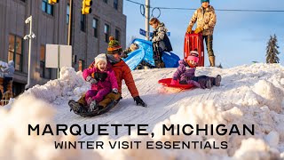 Visiting Marquette in the Winter  Pure Michigan Things to Do [upl. by Ilime384]