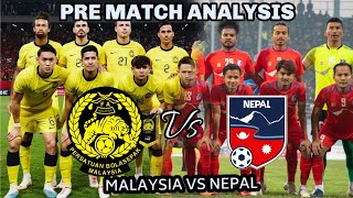 NEPAL VS MALAYSIA  FOOTBALL MATCH LIVE ANALYSIS GOAL UPDATE [upl. by Hallett933]