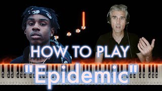 Polo G  Epidemic PIANO TUTORIAL how to ACTUALLY play it  Sheet Music  Chords  im so sick of [upl. by Midge]