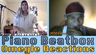 RUNNING MAN CHALLENGE ON OMEGLE  Piano Beatbox Reactions [upl. by Gavini919]