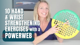 10 Hand and Wrist Strengthening Exercises with a PowerWeb™ Follow Along Workout [upl. by Ioj]