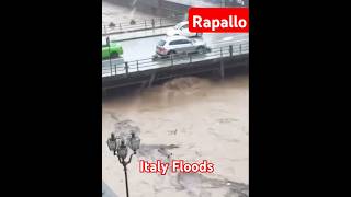 Italy Floods rapallo ytshorts italyheavyrain italynews breakingnews shorts FaizanandSuleman [upl. by Aititel887]