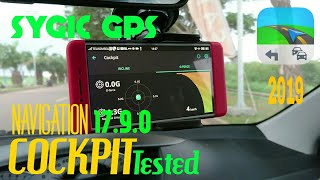 Cockpit Sygic GPS Navigation 1790 Real View  Test Drive 2019 [upl. by Nicolis320]