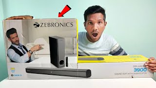 Budget Soundbar With SubWoofer  Zebronics ZebJukebar 3900 Unboxing amp Review [upl. by Dukie566]