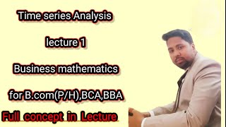 Time series Analysis Business mathematicsviralvideo viraldelhiuniversity bcomBBA [upl. by Lonnard]