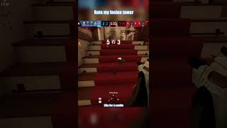 Rate my Lesion Mine Tower in Rainbow Six Siege rainbowsixsiege r6siege r6shorts [upl. by Wurster744]