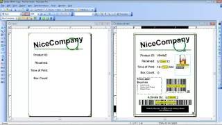 โปรแกรมพิมพ์สติ๊กเกอร์บาร์โค้ด NiceLabel Designer Pro [upl. by Amikay]