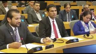 Rana Basharat Ali Khan at European union Voic less video for TV and media use [upl. by Raffo]