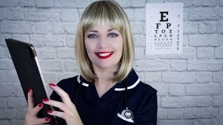 ASMR Medical Centre Registration and Health CheckUp with Nurse [upl. by Eniledam]