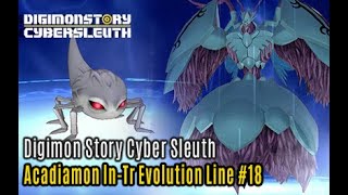 Digimon Story Cyber Sleuth  Arcadiamon InTr Evolution Line 18 digimon [upl. by Eicul648]