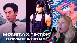 MONSTA X TIKTOK COMPILATIONS REACTION [upl. by Andie]