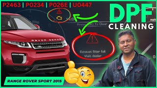 Range Rover Sport 30 DPF Cleaning  Unblock Diesel Particulate Filter P2463  P0234  P026E NOX 💥🫵 [upl. by Cogn950]