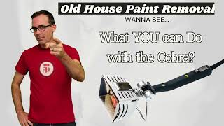 Old House Paint Removal  Methods Tools and Examples [upl. by Naibaf604]