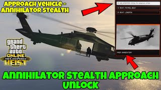 How To Unlock Annihilator Stealth Approach For The Cayo Perico Heist Finale  GTA Online [upl. by Adehsar688]