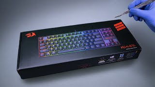 Redragon K552 Kumara Mechanical TKL Gaming Keyboard Unboxing  ASMR [upl. by Beau872]