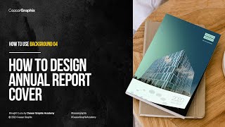 How To Design Annual Report Cover [upl. by Eedia]