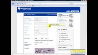 Como Crear una Cuenta en Myspace [upl. by Ecilahc]