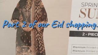 Part 2 of our Eid shopping afsahfatimaandmaleehamemonsis [upl. by Ahtram]