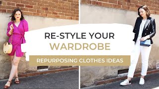 Repurpose Clothing Ideas  Styling Old Items In New Ways [upl. by Sukhum]