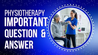 Physiotherapy MCQ With Answers  MOH Exam For Physiotherapist [upl. by Enidlareg]