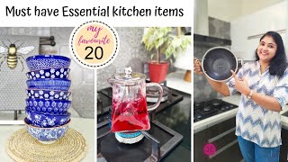 20 BEST Kitchen Products  How I use them everyday  My favourites  Kitchen tips [upl. by Ardnos]