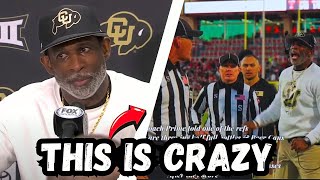 Deion Sanders is going VIRAL after ALTERCATION with Referee [upl. by Maggy]