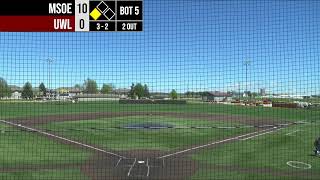 MSOE D2 Club Baseball Vs UWL Championship Game [upl. by Saint]