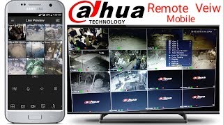 How to Dahua Dvr mobile view Configure by help anyone [upl. by Anyel]