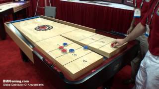 Metro Motor City Snapback Rebound Shuffleboard Table  BMIGamingcom  Mega Mania [upl. by Asin]