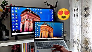 Comment projeter lécran PC 💻 sur TV 📺 sans fil  🔥 [upl. by Mona614]