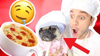 ¡COCINANDO CON BETO Y CONCHITA 🍕🐶PIZZA EN 5 MINUTOS Beto Pasillas [upl. by Drahsir]