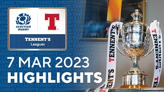 HIGHLIGHTS  Tennents Mens Premiership Semi Finals and National Leagues  7th March 2023 [upl. by Berard132]