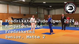 Fredrikstad Judo Open 2024 28092024 Senior – Matte 2 [upl. by Rellek994]