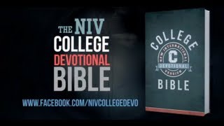 NIV College Devotional Bible College Students Small Group Bible Studies amp Student Ministries [upl. by Eimaj]