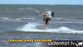 Riding Blind The Easy Way  Kitesurfing Tutorials  Learn Free amp 1st Hand [upl. by Aelhsa65]