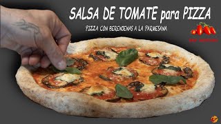 Preparacion SALSA DE TOMATE  PIZZA con BERENJENAS A LA PARMESANA [upl. by Ydnat]