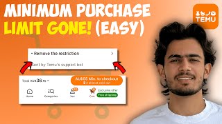 How to Remove Temu Minimum Purchase Limit [upl. by Iaoh]