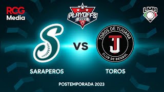 Saraperos vs Toros De Tijuana  09 de Agosto del 2023 [upl. by Assile600]