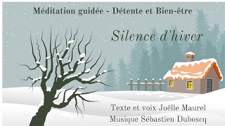 Le silence de lhiver avec music Sébastien Duboscq et Joëlle Maurel Méditation détente et bienêtre [upl. by Cleavland]