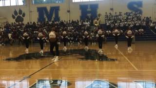 Mckinley High school amp Pantherettes Pep Rally 20162017 [upl. by Antebi]